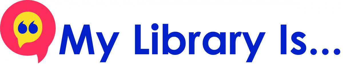 My Library Is... logo. 