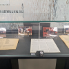 Museum display case. 