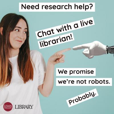 Lewis University Library Research Chat