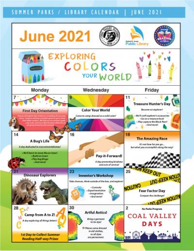 Park Program June Calendar of Events