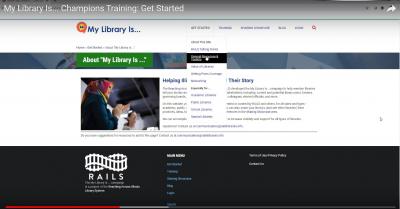 My Library Is... Champions training videos