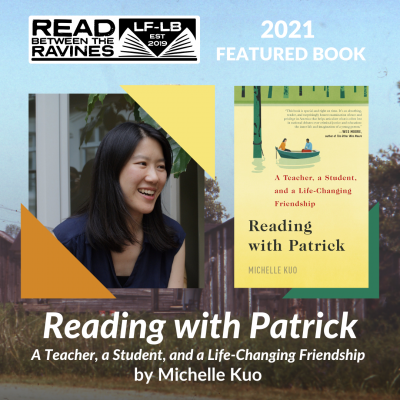 Reading with Patrick. Read Between the Ravines. Image credit: Lake Forest Public Library. 