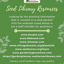 Seed Library Signage Page 3.